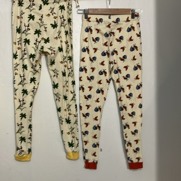 🌈 BOGO two pairs of Leveret 100% cotton bottoms monkeys and roosters 14 Years - Picture 7 of 10